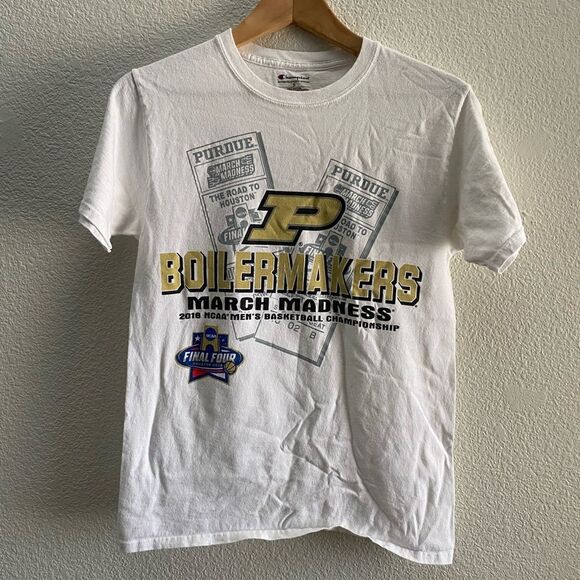 Purdue Boilermakers Basketball 2016 March Madness Final Four T-Shirt Men's Small - Picture 1 of 3